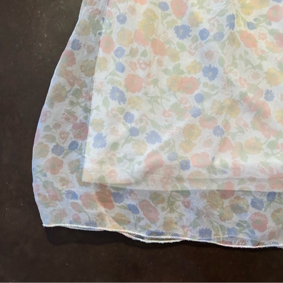 Elena Baldi- Silk- Made in Italy,  floral delicate baby doll, fairy core - Picture 4 of 10